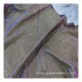 shiny fancy fabric blue polyester glitter fabric knit fabric for dress